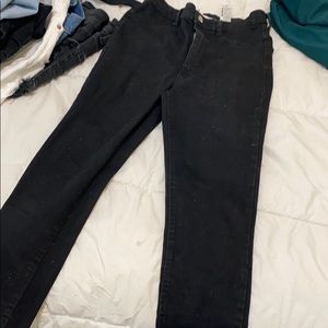 Zara black skinny jeans